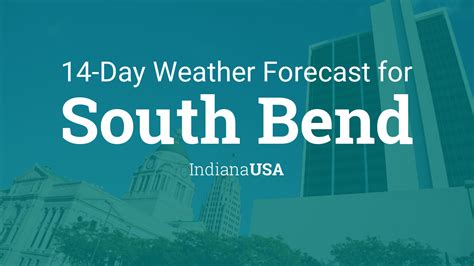 Much of the eastern two thirds of the country will see fair weather over the next few days however, ... South Bend International Airport (KSBN) Lat: 41.71°NLon: 86.32°W ... Local Forecast Office More Local Wx 3 Day History Mobile Weather Hourly Weather Forecast. Extended Forecast for South Bend IN . Tonight. Mostly Clear. Low: 21 °F ...
